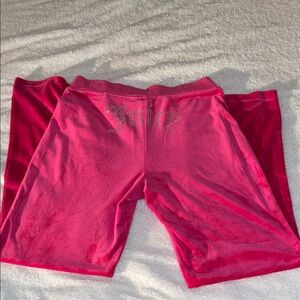 Juicy Couture Fuchsia Velour Pants